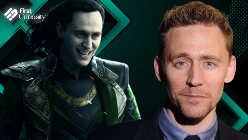 Tom Hiddleston and him as Loki