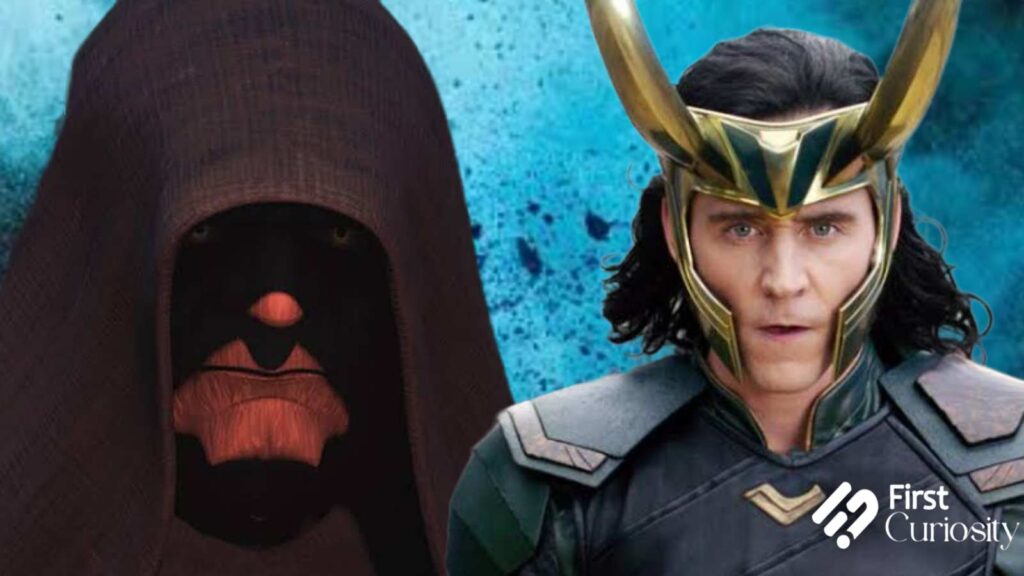 Darth Sidious and Tom Hiddleston as Loki 