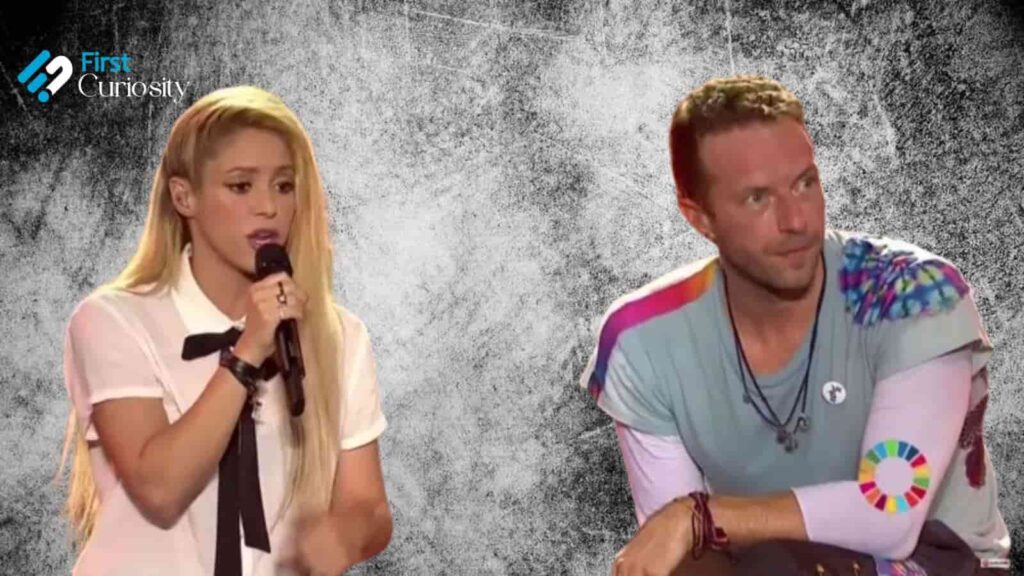 Shakira and Chris Martin