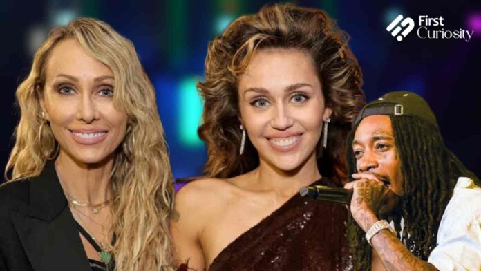 Tish Cyrus, Miley Cyrus and Wiz Khalifa
