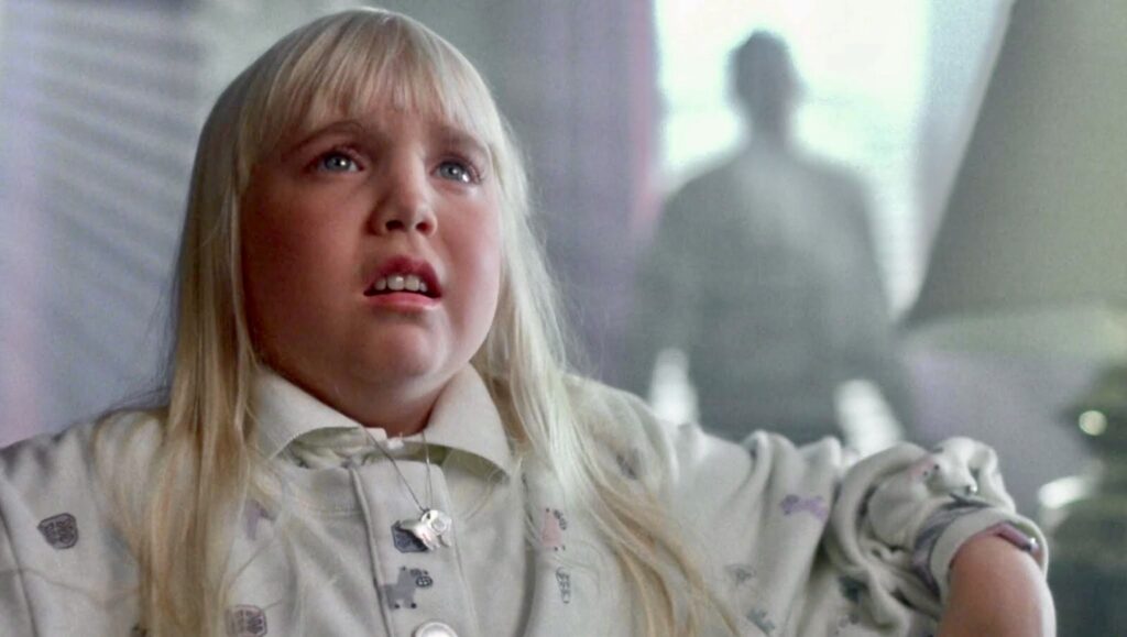 Heather O'Rourke in 'Poltergeist' (Image: MGM)