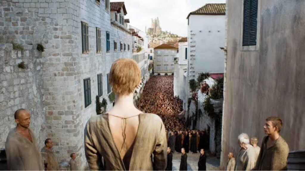 Cersei's walk of shame