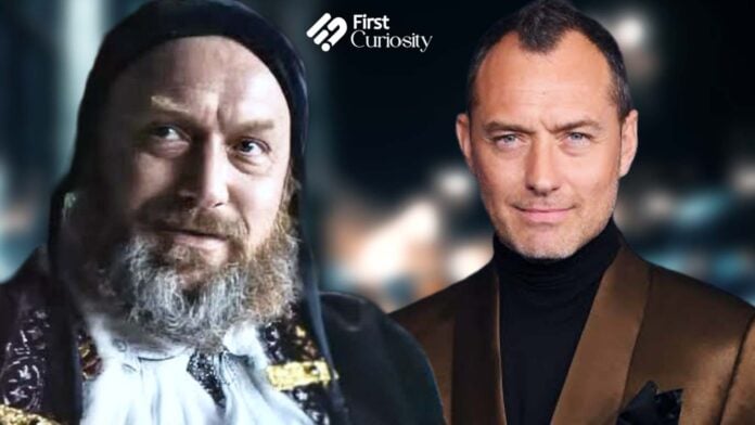 Jude Law and him as Henry VIII