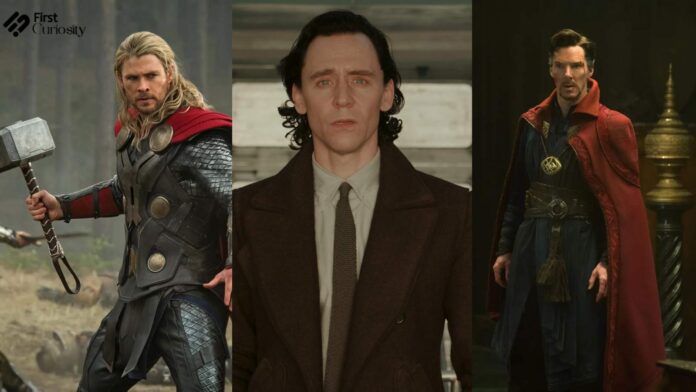 Chris Hemsworth, Tom Hiddleston And Benedict Cumberbatch