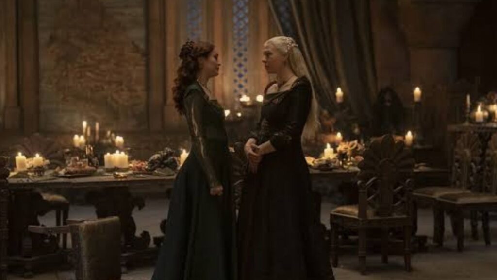 Alicent and Rhaenyra in 'House Of The Dragon' Season 2