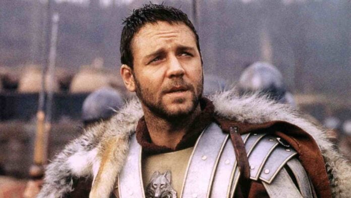 Russell Crowe as Maximus in 'Gladiator'