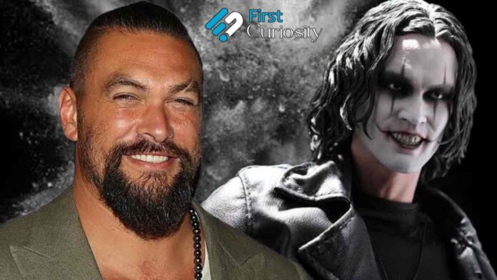 Jason Momoa and Eric Draven in The Crow