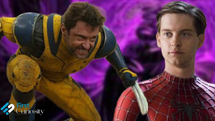 Hugh Jackman as Wolverine and Tobey Maguire As Spider Man