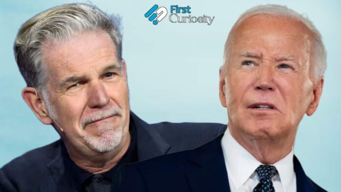 Reed Hastings and Joe Biden
