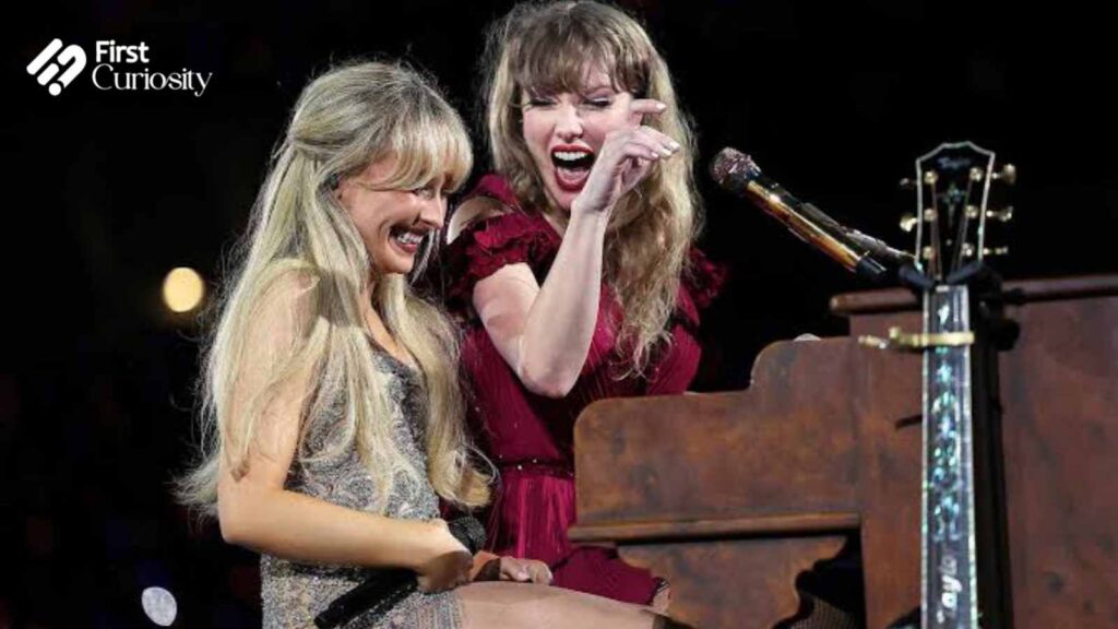 Sabrina Carpenter and Taylor Swift at Eras Tour 