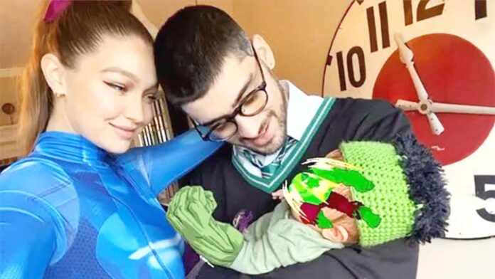 Gigi Hadid, Zayn and Khai Hadid Malik