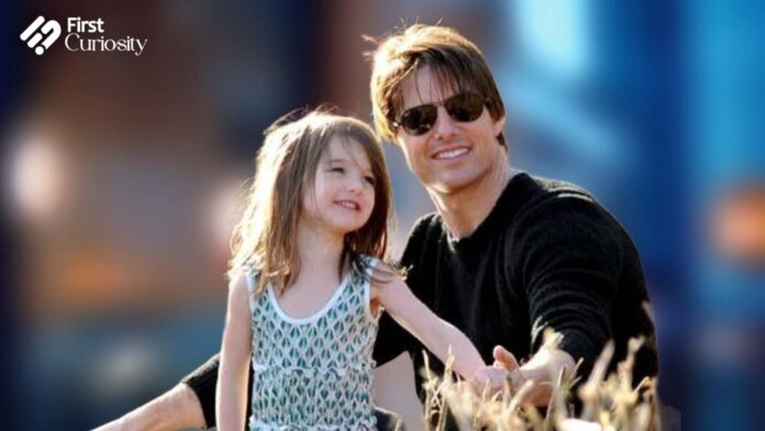 Tom Cruise with his daughter