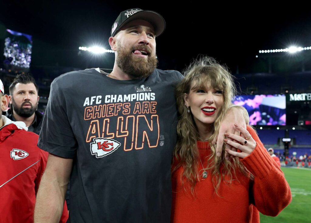 Taylor Swift and Travis Kelce