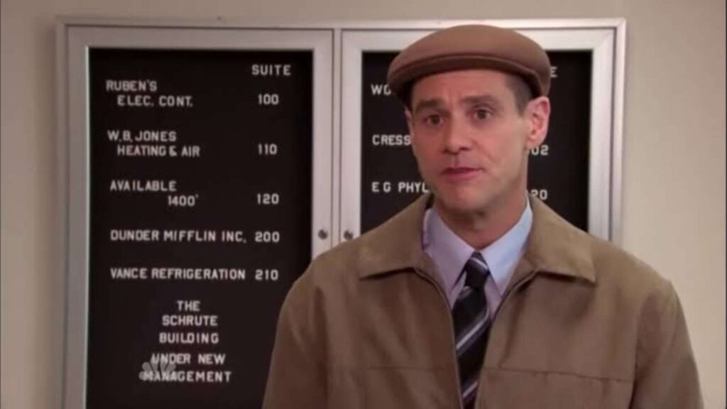 Jim Carrey in the Office