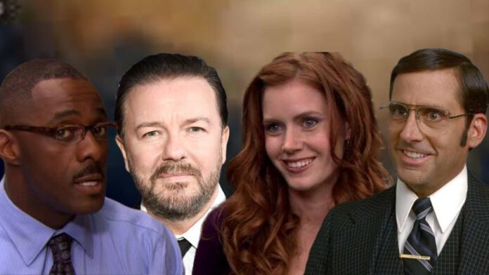 Idris Elba, Ricky Gervais, Amy Adams, and Steve Carell