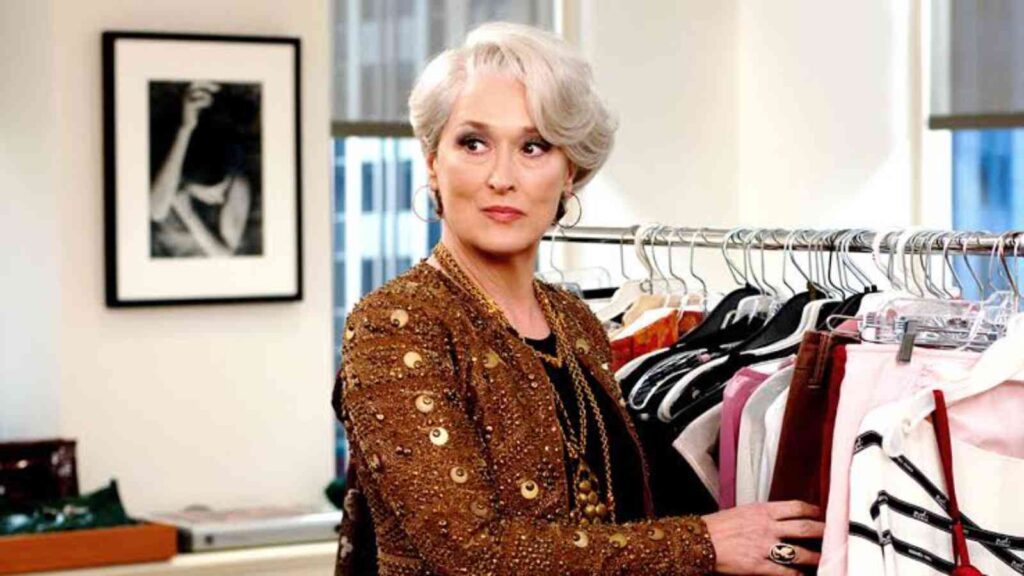 Meryl Streep as Miranda Priestley in 'Devil Wears Prada'