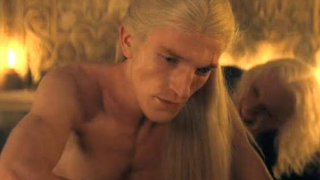 Ewan Mitchell as Aemond Targaryen