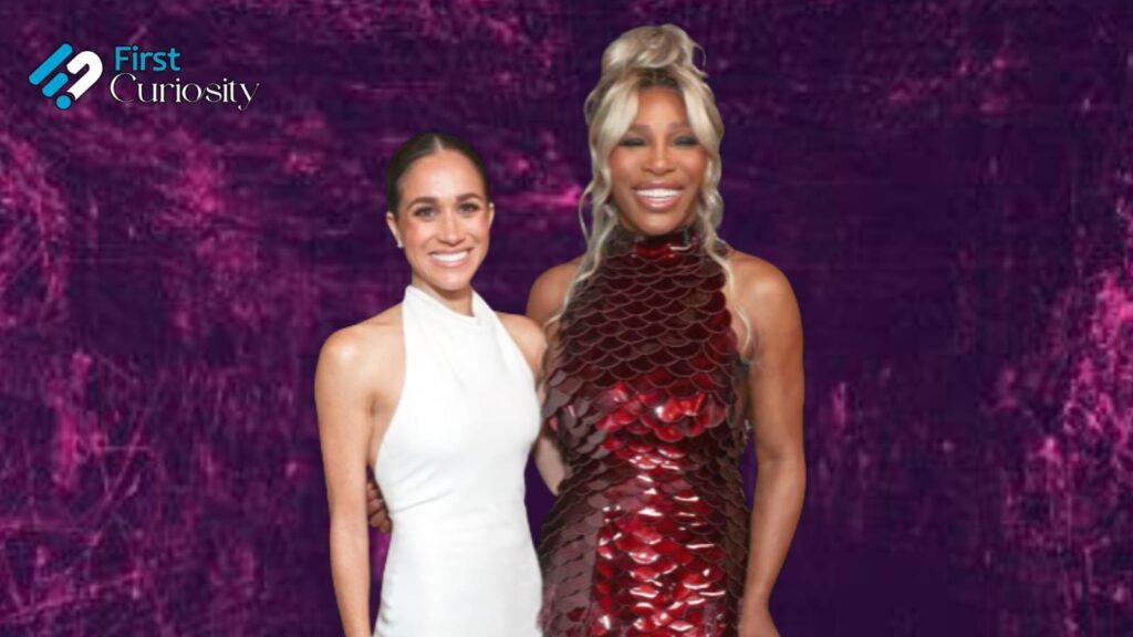 Meghan Markle and Serena Williams