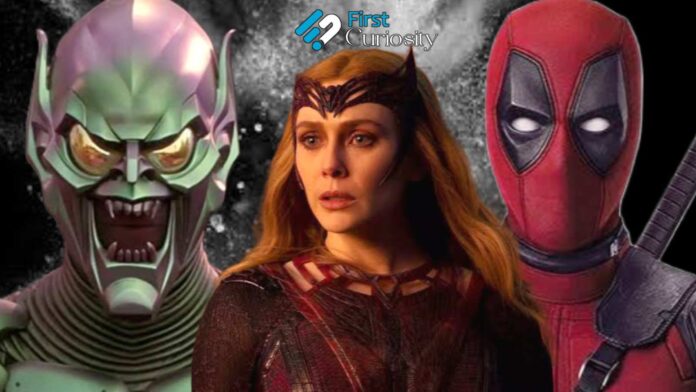 Green Goblin, The Scarlet Witch, and Deadpool