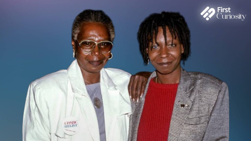 Whoopi Goldberg with her mother