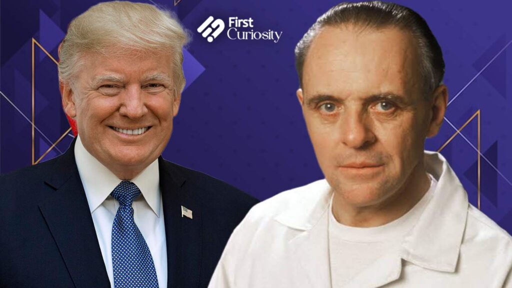 Donald Trump and Hannibal Lecter from 'Silence of the Lambs' 