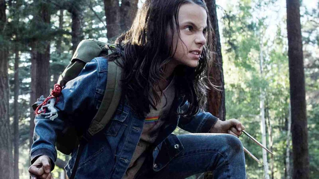 Dafne Keen as Laura in 'Logan'