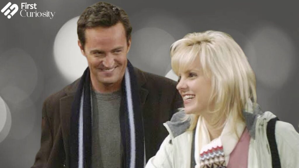 Matthew Perry and Anna Faris on 'Friends'