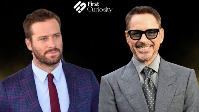 Armie Hammer and Robert Downey Jr