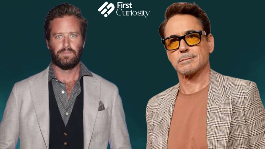 Armie Hammer and Robert Downey Jr