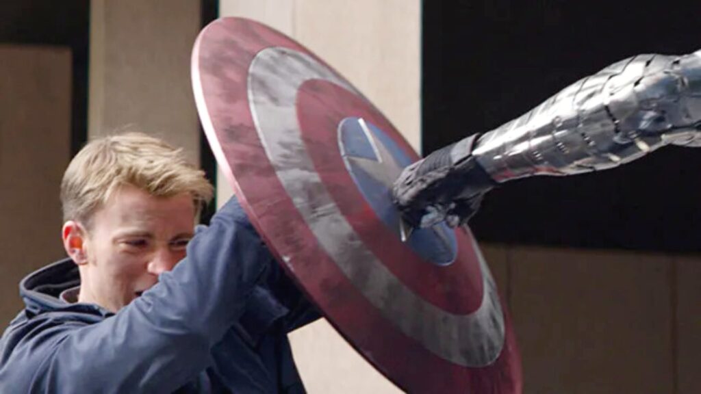 Captain America With His Vibranium Shield