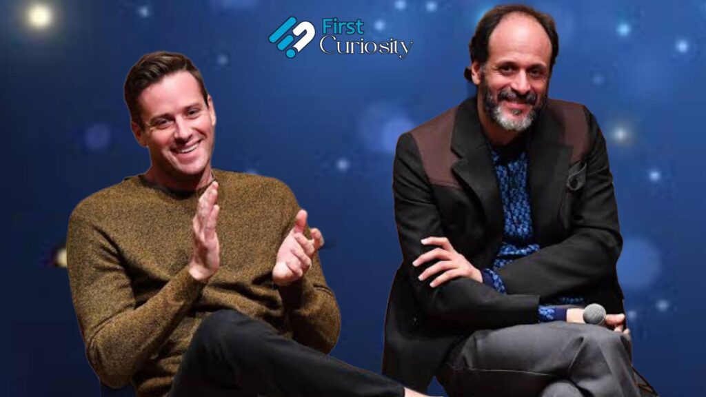 Armie Hammer and Luca Guadagnino (Image: Getty Images)