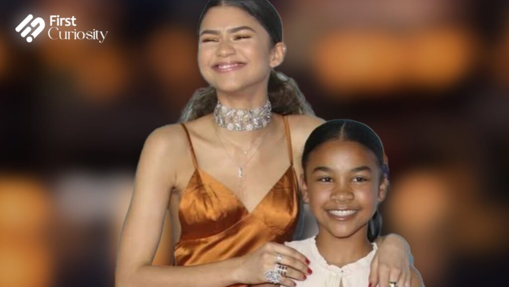 Zendaya with her little sister 