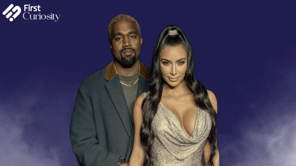 Kanye West and Kim Kardashian