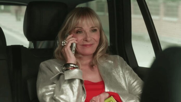 Kim Cattrall as Samantha Jones on 'And Just Like That...' (Image: HBO)