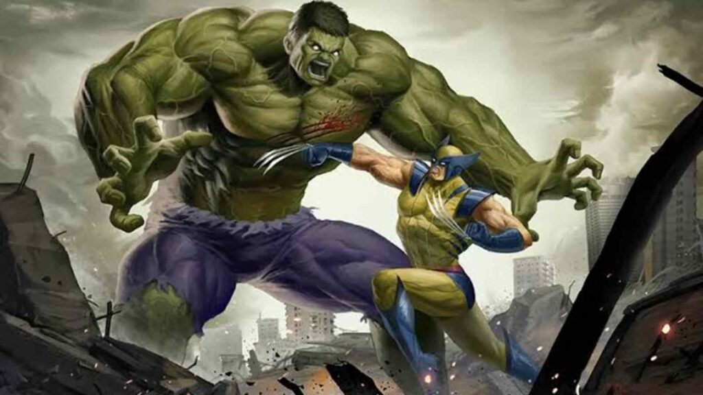 Wolverine vs Hulk 