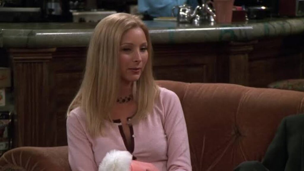 Lisa Kudrow as Phoebe in 'Friends' (Image: Crane Productions, Warner Bros)