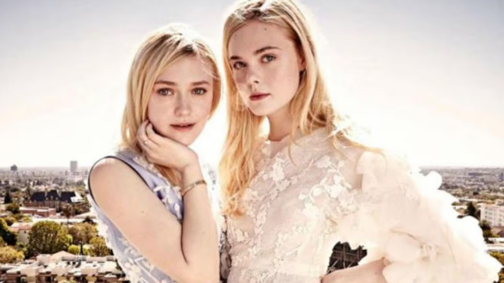 Elle Fanning and Dakota Fanning (Image: The Hollywood Reporter)