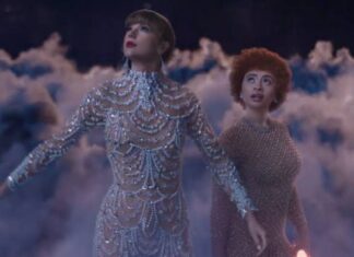 Taylor Swift and Ice Spice for the 'Karma' music video / TAS Rights Management