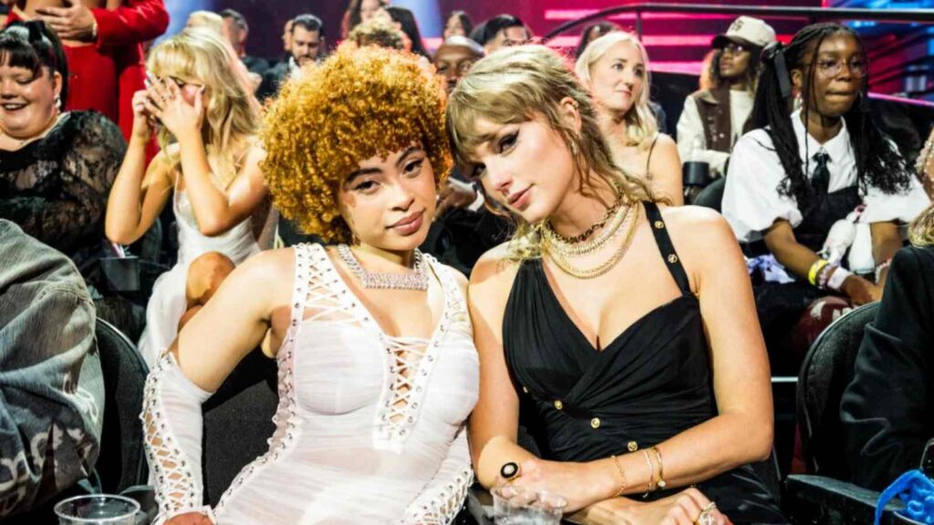 Ice Spice and Taylor Swift / Image Credits: Jeff Kravitz / MTV