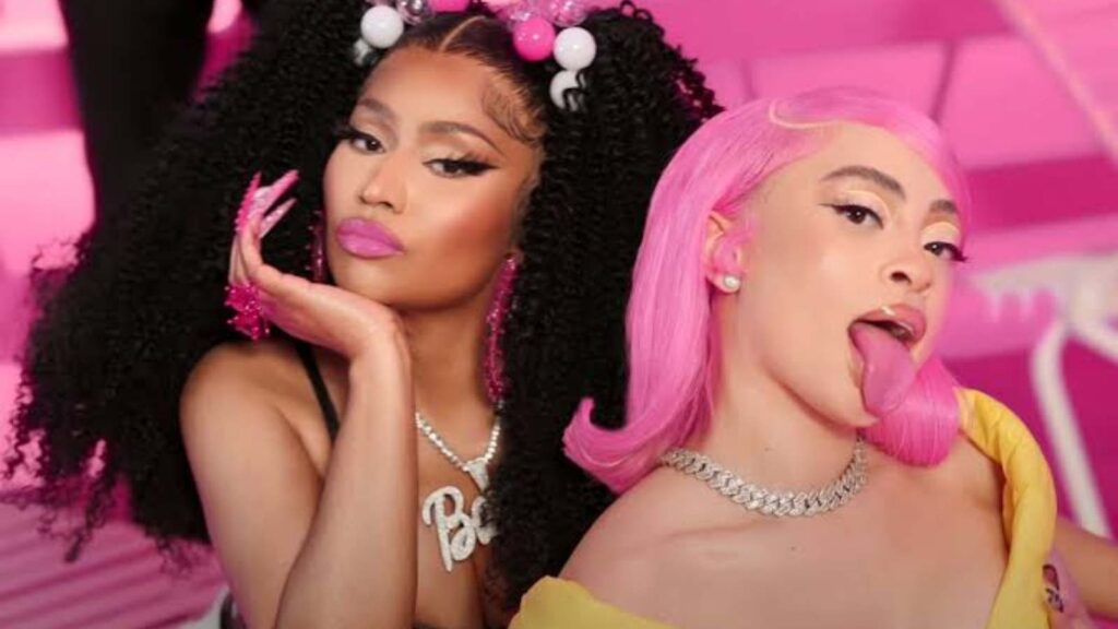 (L) Nicki Minaj and (R) Ice Spice(Image: youtube.com/NickiMinaj)