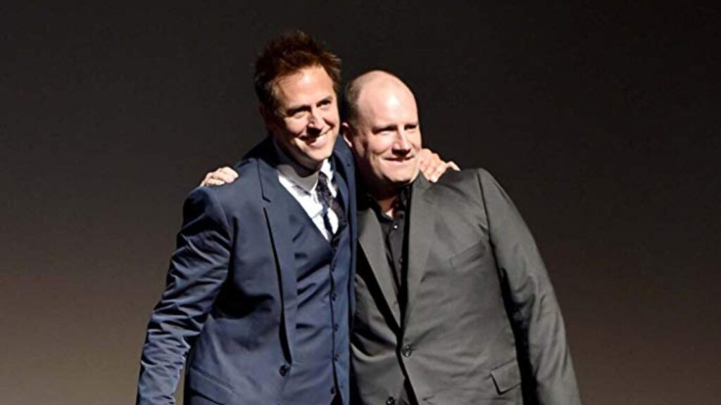 James Gunn and Kevin Feige