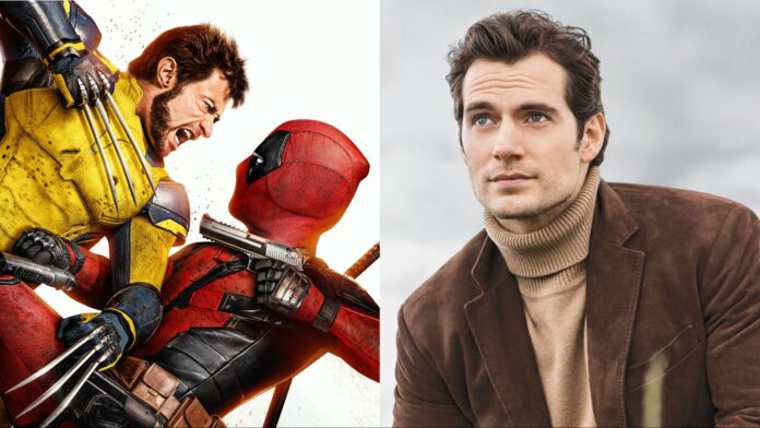 (L) ’Deadpool and Wolverine’ poster starring Hugh Jackman and Ryan Reynolds, (R) Henry Cavill (Image: Marvel, Men’s Fitness)