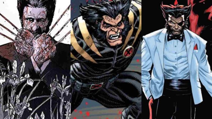 (L To R) Wolverine Noir, Ultimate Wolverine, and Patch Wolverine (Image: Marvel Comics)