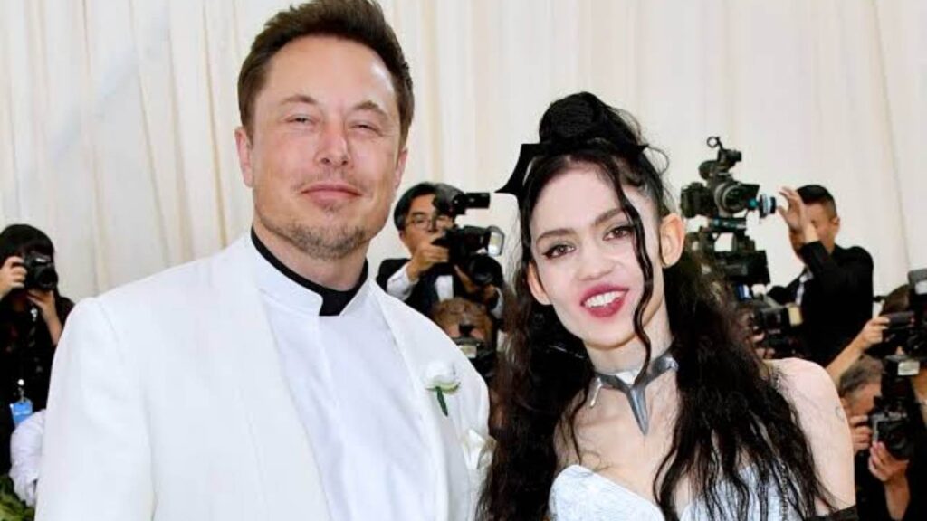 Elon Musk with his ex wife Grimes (Image: Vogue)