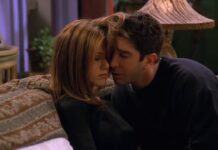 Rachel and Ross in 'Friends'