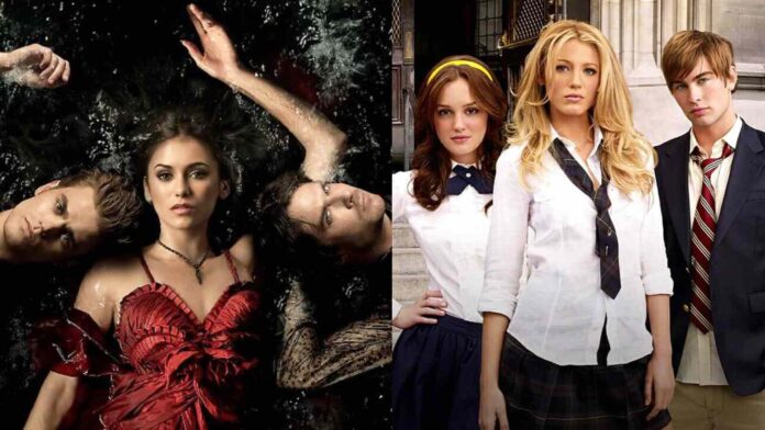 ‘The Vampire Diaries’ and ‘Gossip Girl’ posters (Image: The CW)