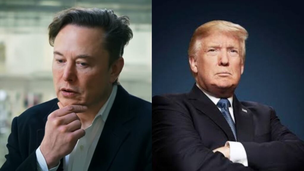 (L) Elon Musk and (R) Donald Trump (Image: TED, Forbes)