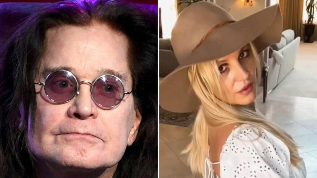 Ozzy Osbourne and Britney Spears (Image: X @/ PopCrave)