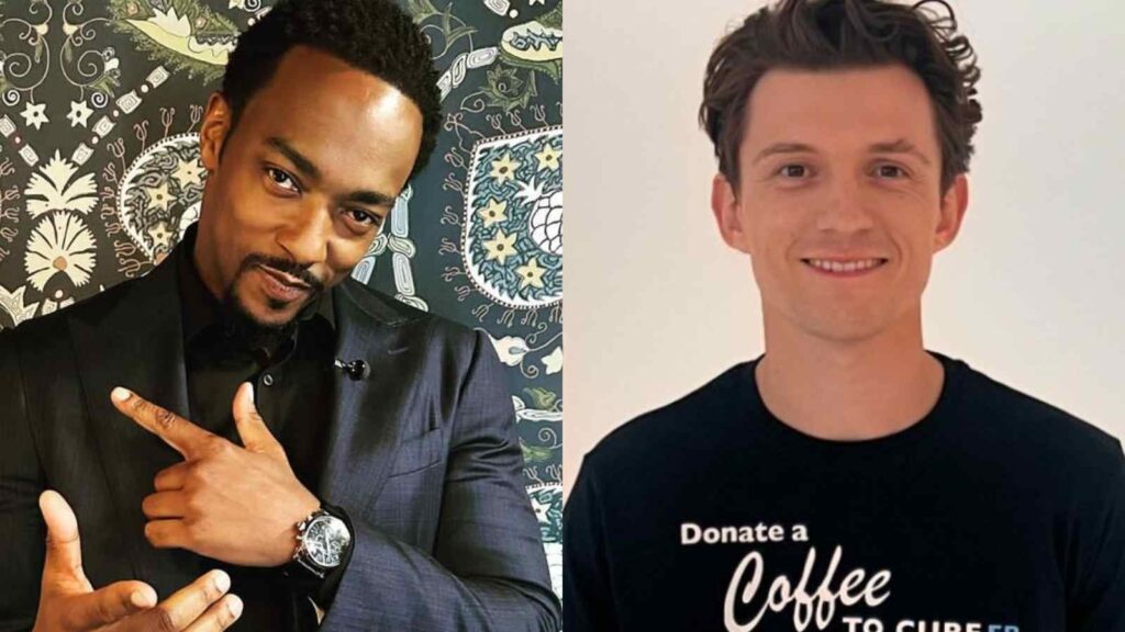 Anthony Mackie (L) and Tom Holland (R) (Image: Instagram @anthonymackie, @tomholland2013)