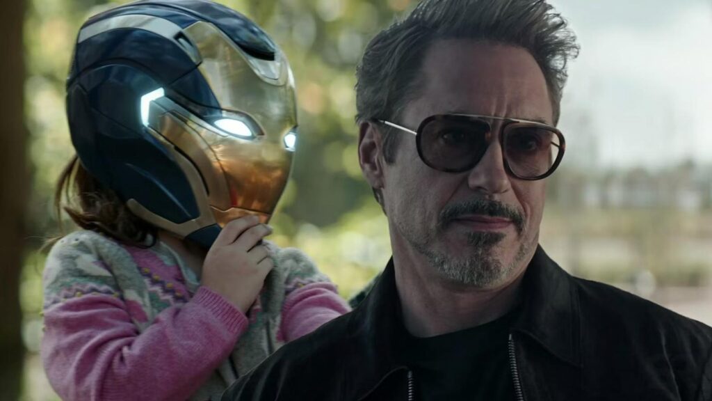 Lexi Rabe and Robert Downey Jr. In 'Avengers: Endgame' (Image: Marvel Studios)